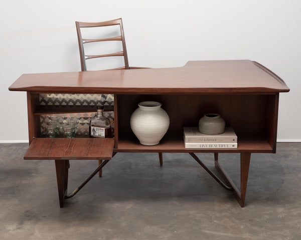 Mid Century Boomerang Desk