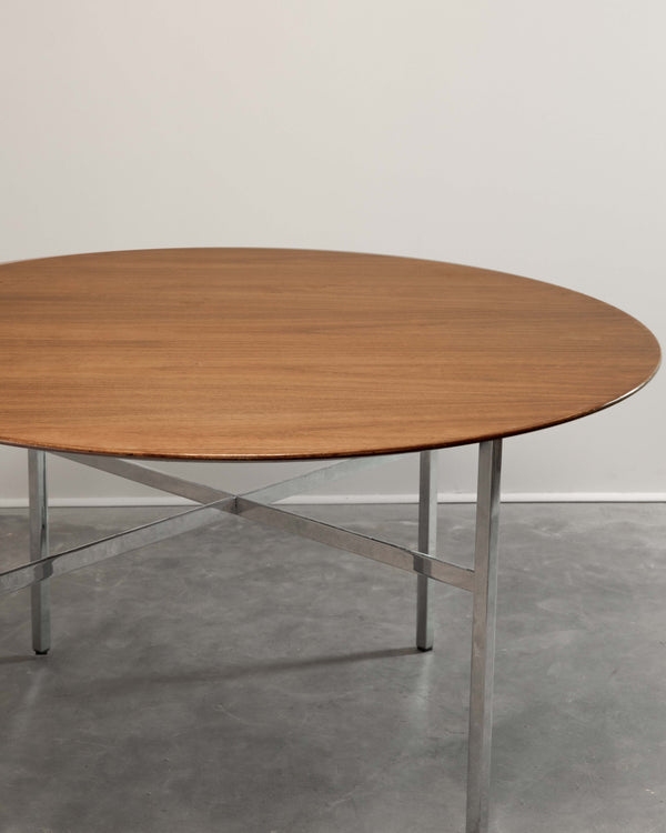 Florence Knoll Round Teak Table