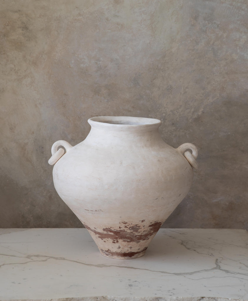 Large Loop Handled Pot