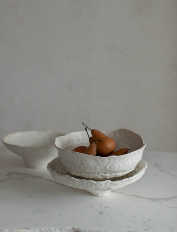 Textured Serving Bowl